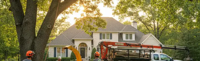 Professional tree service team in Cleveland, OH providing expert tree removal, trimming, and care