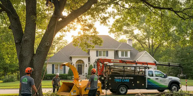 Professional tree service team in Cleveland, OH providing expert tree removal, trimming, and care