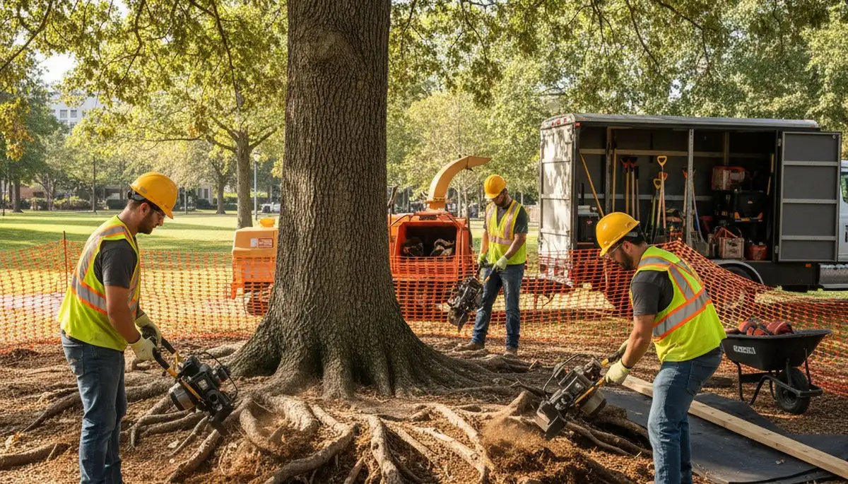 Cleveland, OH tree service protecting roots to support tree stability and long-term health