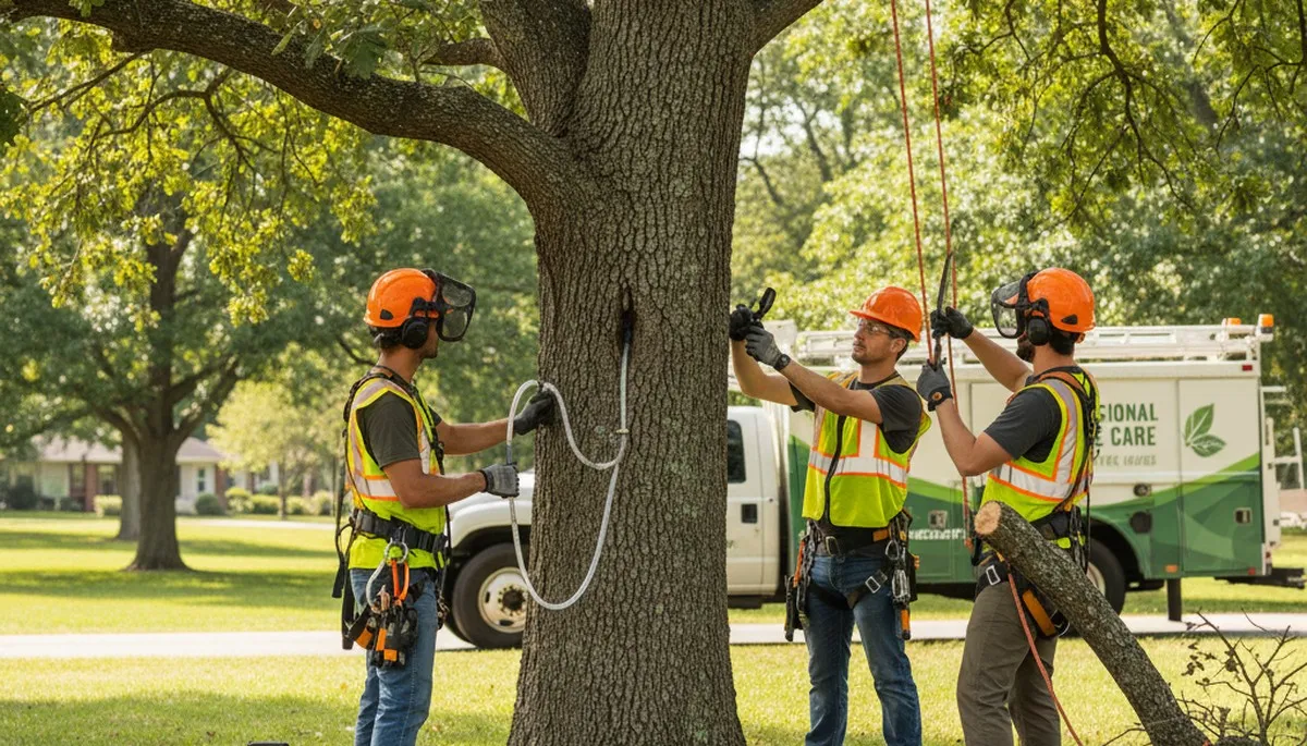 Tree disease treatment in Cleveland, OH by Arbor Tree Care for fungal infection and decay prevention