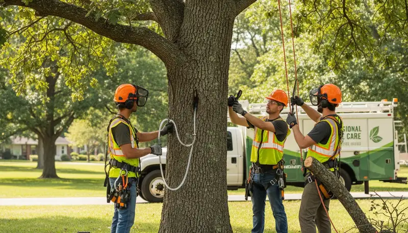 Tree disease treatment in Cleveland, OH by Arbor Tree Care for fungal infection and decay prevention