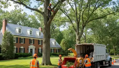 Professional tree service team in Cleveland, OH providing arborist care and tree removal