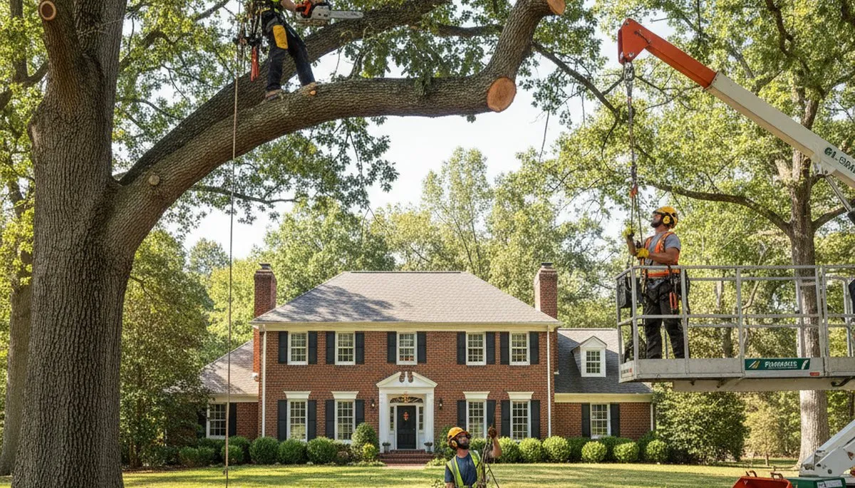 Tree service team in Cleveland, OH providing professional tree care and removal services