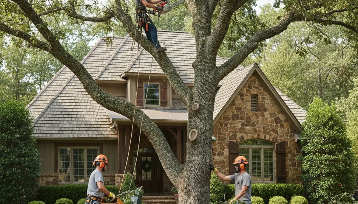 Tree service crew in Cleveland, OH providing professional tree care and removal services