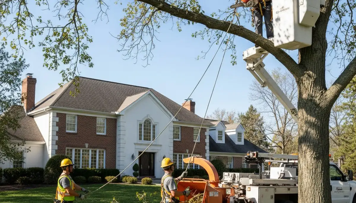 Cleveland, OH tree service team providing professional tree removal and trimming for local properties